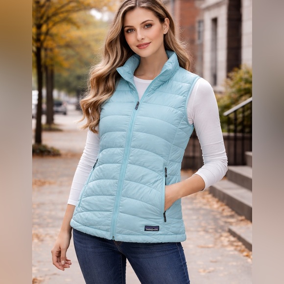 Patagonia Jackets & Blazers - Patagonia Womens Down Sweater Vest Medium Light Blue Puffer